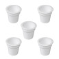 Emuca 3920315 Accessoire porte objets Pot, Plastique blanc, Plastique.