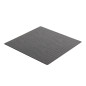 Emuca 8911523 Tapis antidérapant pour tiroirs, Effet Net, Plastique gris antracite, Plastique