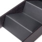 Emuca 3069235 Organisateur incliné Orderbox pour tiroir, 150x470 mm, Gris anthracite, Acier et Bois