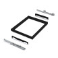 Emuca 7028654 Kit de organiser de cadre de tiroir et de glissière avec fermeture souple pour armoire, réglable, module 600mm, N