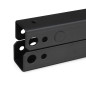 Emuca 4014414 Jeu de ensemble de mécanismes de levage pour table basse, permet de lever la table de 135mm, Acier, Peint en noir