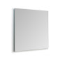 Emuca 5150720 Miroir Centaurus avec éclairage décoratif à LED, rectangular 600 x 800 mm, AC 230V 50Hz, 14 W, Aluminium et Verre