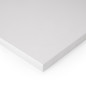 Emuca 7018612 Plateaux de table, 900x500, Peint en blanc, Bois