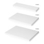 Emuca 7018612 Plateaux de table, 900x500, Peint en blanc, Bois