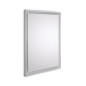 Emuca 5151020 Miroir de salle de bain Heracles avec éclairage LED frontal et décoratif (AC 230V 50Hz), 34 W, Plastique et Verre