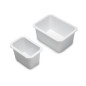 Emuca 8098615 Kit de 6 bacs organisateurs pour tiroirs de salle de bains Tidy, en plastique, blanc