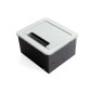 Emuca 5029725 Multiconnecteur Atom 14 pour bureau, EU, Peint en aluminium, Acier et Plastique et Aluminium.