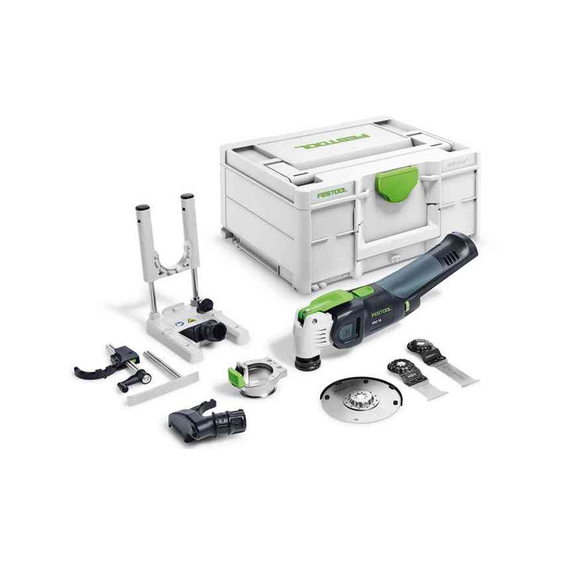 Scie oscillante 18V Vecturo OSC 18 E Basic Set (sans batterie ni chargeur) + coffret Systainer + accessoires FESTOOL 576592