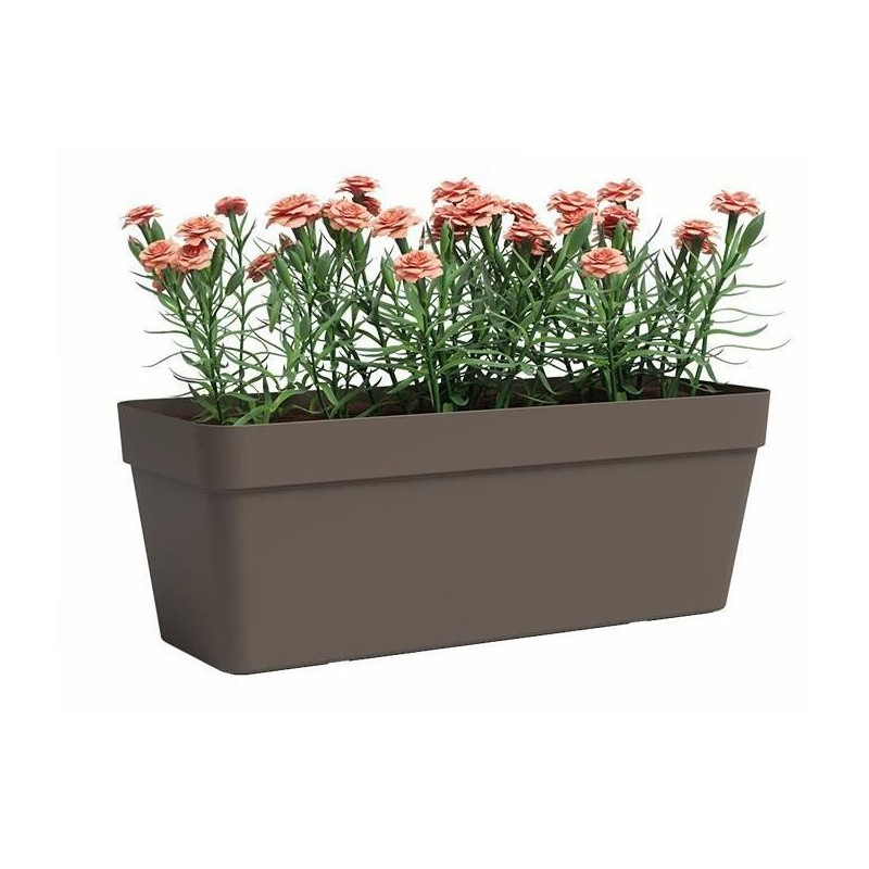 Jardiniere - Plastique - Bronze - Rectangulaire - L49,9 x P20 x H18,1cm - ARTEVASI