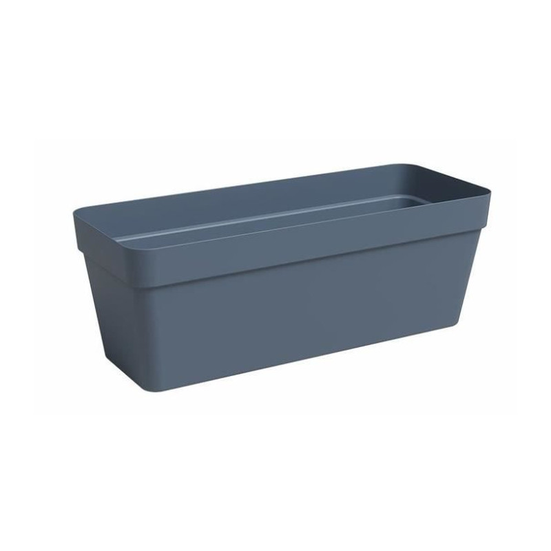 Jardiniere - Plastique - Bleu Ardoise - Rectangulaire - L49,9 x P20 x H18,1cm - ARTEVASI