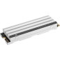 Disque SSD interne - CORSAIR - MP600 ELITE 1TB Gen4 PCIe x4 NVMe M.2 SSD optimisé pour PS5 avec dissipateur LP - Blanc