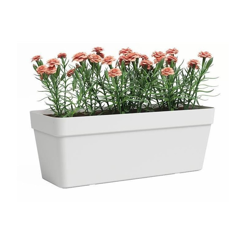 Jardiniere - ARTEVASI - Rectangulaire - Plastique - Blanc