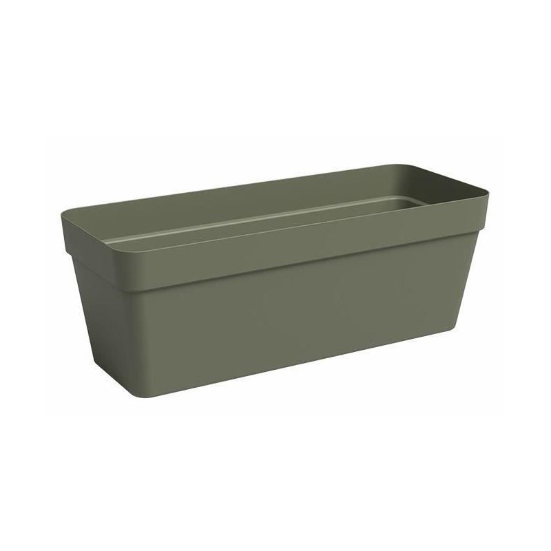 Jardiniere - ARTEVASI - Capri - Plastique - Rectangulaire - Vert sec - 12,5 l