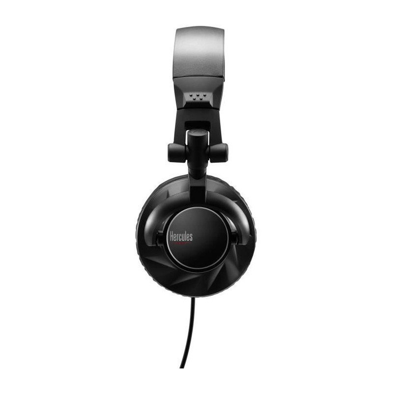 HERCULES HDP DJ60 - Casque Audio DJ - Son haute-performance - Isolation optimale - Pliable - Câble de 3m - Noir