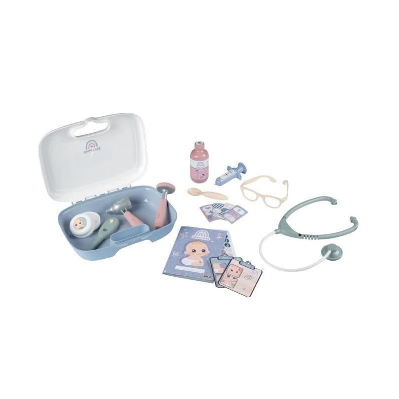 Mallette de Soins - Smoby - Baby Care - Mixte - 3 ans a 10 ans - 19.4 X 24.3 X 6.2