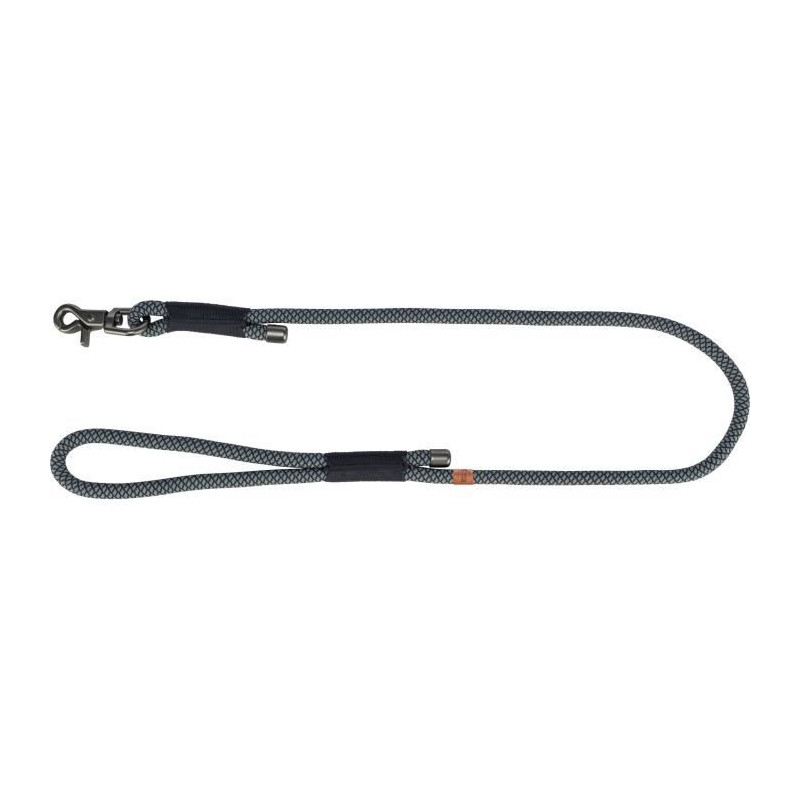 Laisse TRIXIE Soft Rope - S–XL: 1m - ø 10 mm - Noir et gris