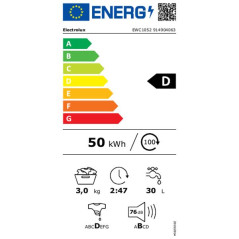 Electrolux Lave-linge frontal ELECTROLUX EWC1052