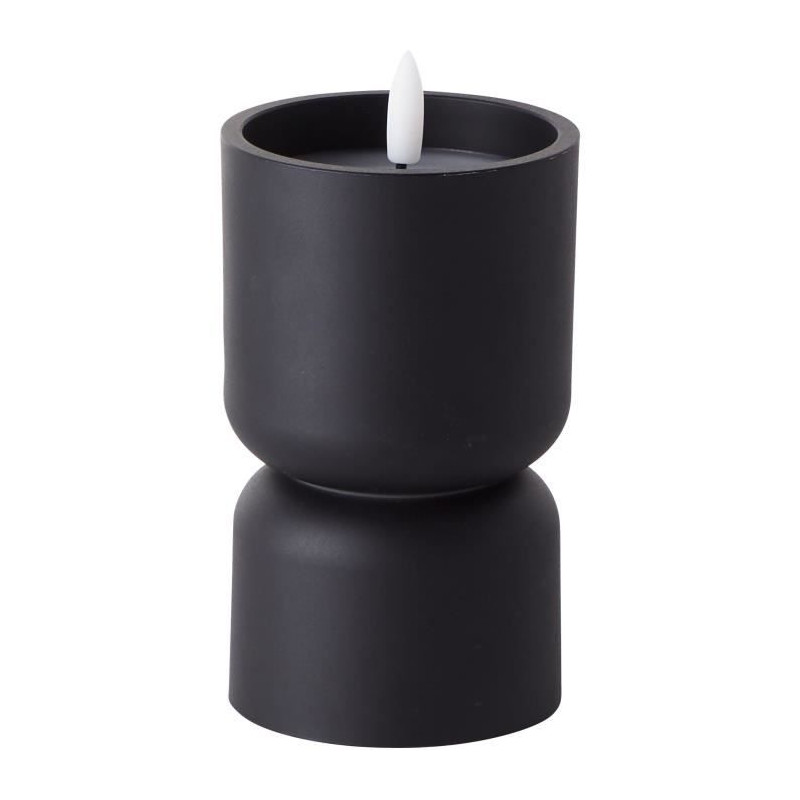 Lampe de table d'extérieur - BRILLIANT - LOVERE - Forme bougie - Plastique - 3 W - Noir