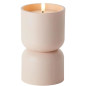 Lampe de table d'extérieur- BRILLIANT - LOVERE - Plastique - 3 W - Forme bougie - Beige et brun clair