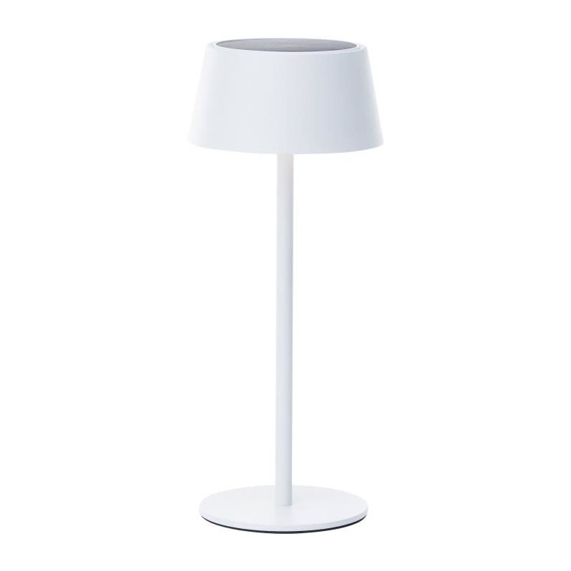 Lampe de table d'extérieur - BRILLIANT - PICCO - LED et solaire - Métal et plastique - 5 W - Blanc