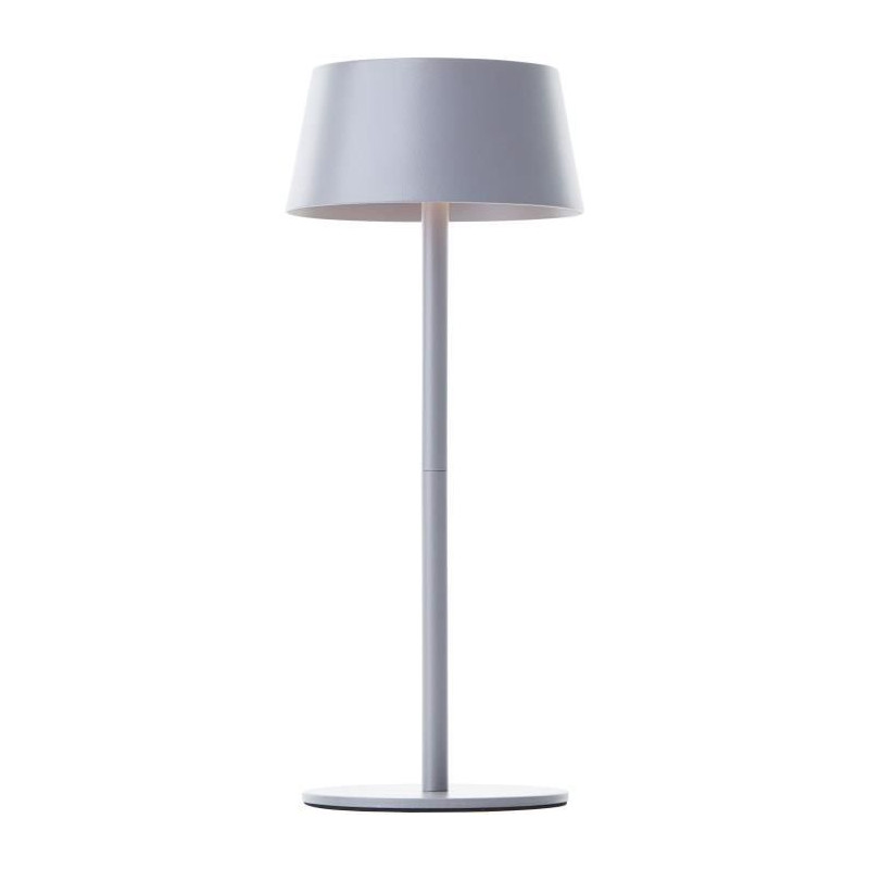 Lampe de table d'extérieur - BRILLIANT - PICCO - LED et solaire - Métal et plastique - 5 W - Gris dépoli