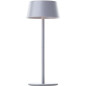 Lampe de table d'extérieur - BRILLIANT - PICCO - LED et solaire - Métal et plastique - 5 W - Gris dépoli