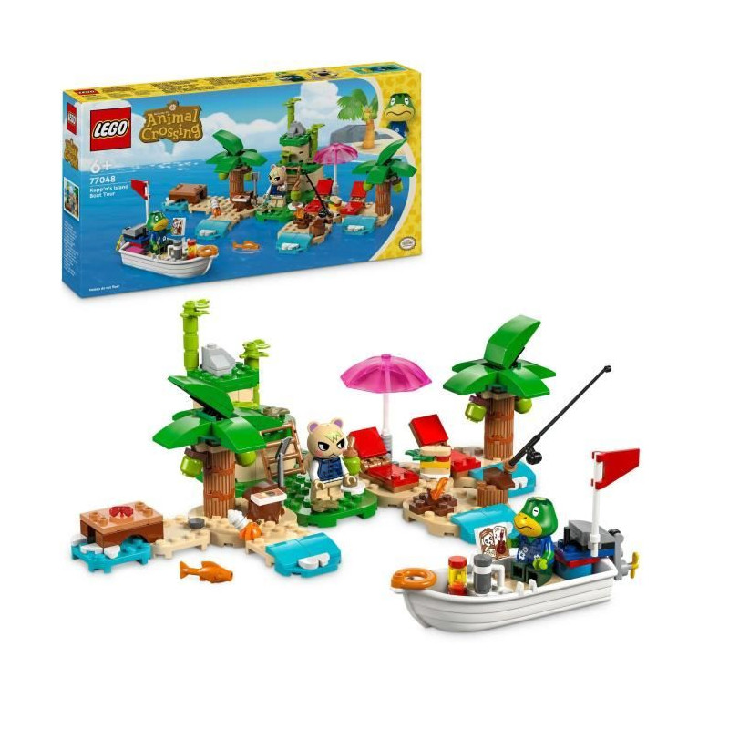 LEGO Animal Crossing 77048 Excursion Maritime d'Amiral, Jouet Créatif pour Enfants