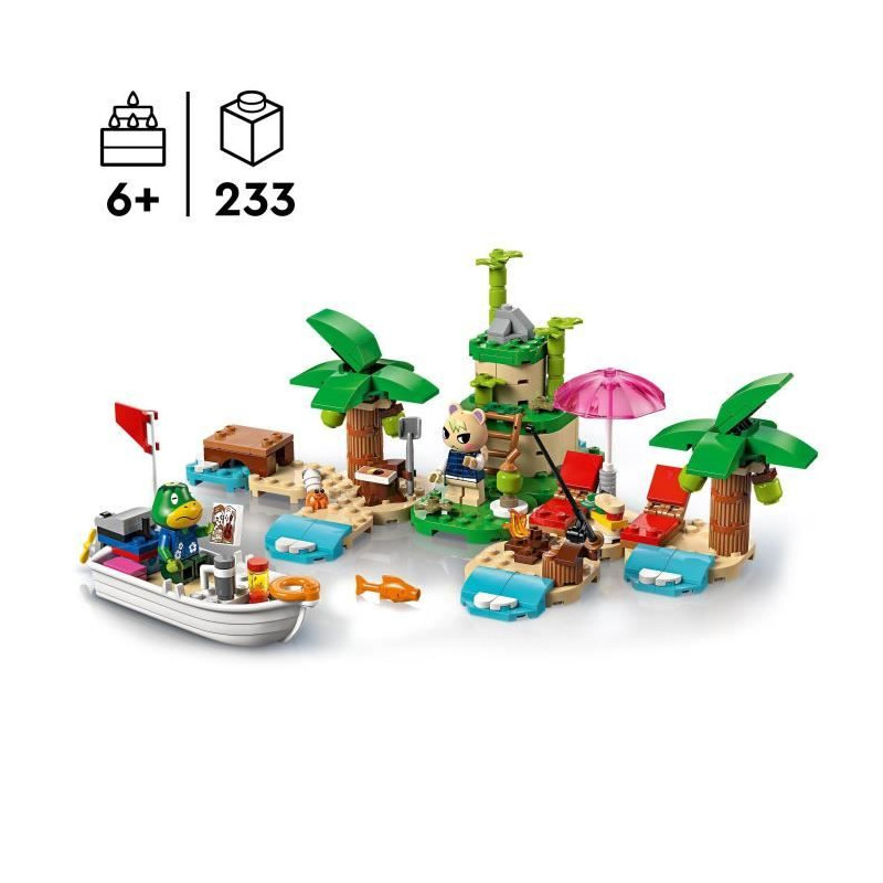 LEGO Animal Crossing 77048 Excursion Maritime d'Amiral, Jouet Créatif pour Enfants