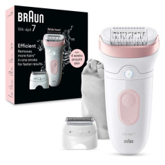 Braun EPILATEUR SILK EPIL SERIE7 TETE LARGE 2 MODES W&D VOYANT SMARTLIGHT AUT BRAUN - SE7030