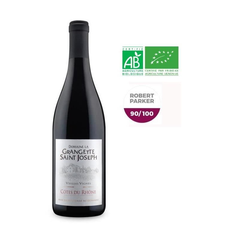 Domaine la Grangette Saint-Joseph AOC Côtes du Rhône - Vin rouge du Rhône Bio