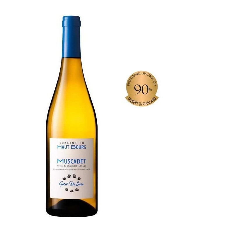 Domaine du Haut Bourg 2022 Muscadet Côtes de Grandlieu Sur Lie - Vin blanc de Loire