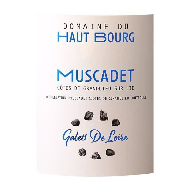 Domaine du Haut Bourg 2022 Muscadet Côtes de Grandlieu Sur Lie - Vin blanc de Loire