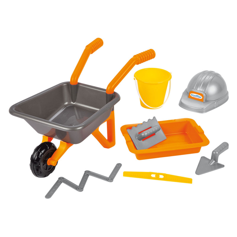 Ecoiffier Wheelbarrow with Masonry Set 000496