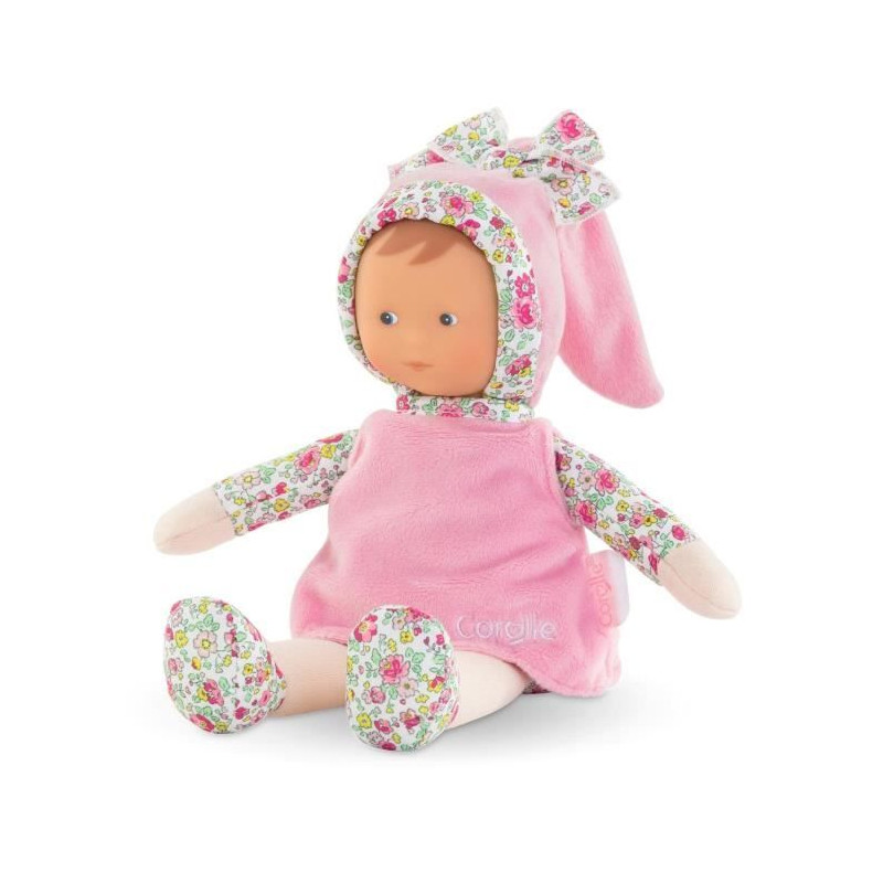 Doudou Miss Rose Jardin en Fleurs - COROLLE - Mon Doudou Corolle - 25cm - Des la naissance