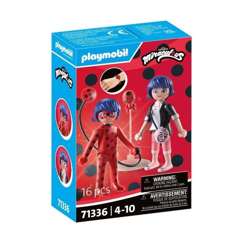 PLAYMOBIL 71336 Miraculous : Marinette & Ladybug