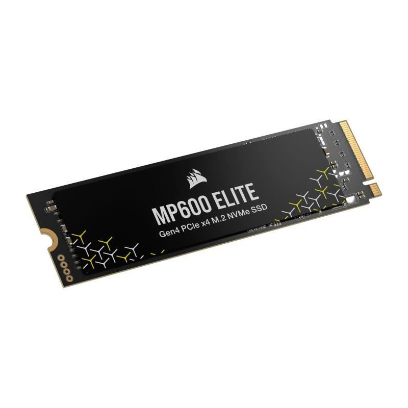 Disque SSD interne - CORSAIR - MP600 ELITE 2TB Gen4 PCIe x4 NVMe M.2 SSD - Sans dissipateur