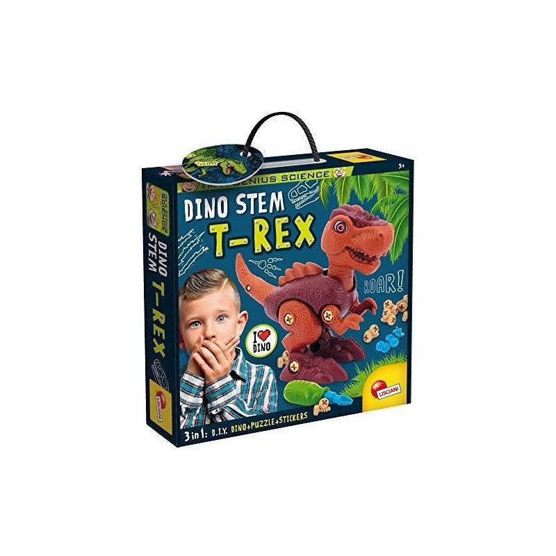 Kit de construction de dinosaures STEM - LISCIANI GIOCHI - Archéo-Ludic - Puzzle et construction réalistes