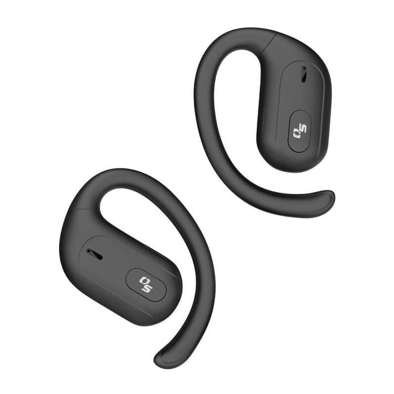 Ecouteurs a oreille ouverte sans fil - OPN SOUND - ARIA - Casque TWS - Bluetooth 5.0 - Noir