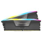 Mémoire RAM - CORSAIR - Vengeance RGB DDR5 RAM 32Go (2x16Go) 5600MHz CL40 AMD Expo Compatible iCUE - Gris (CMH32GX5M2B5600Z40)