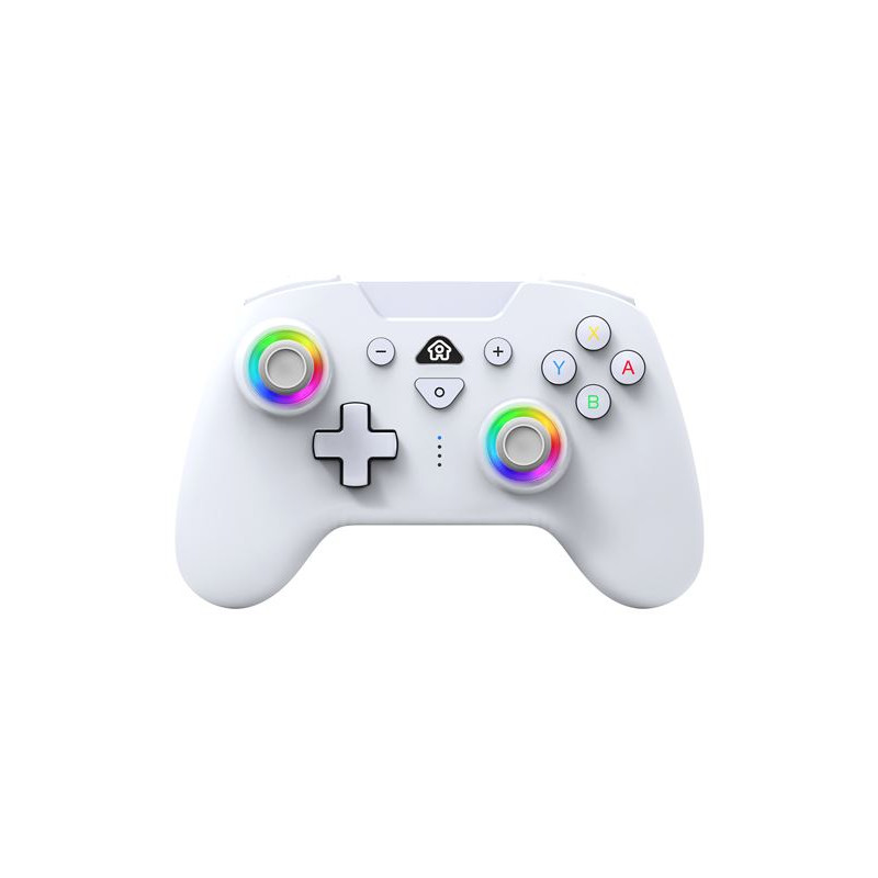 Manette sans fil Subsonic Led Controller Bluetooth pour Nintendo Switch Blanc