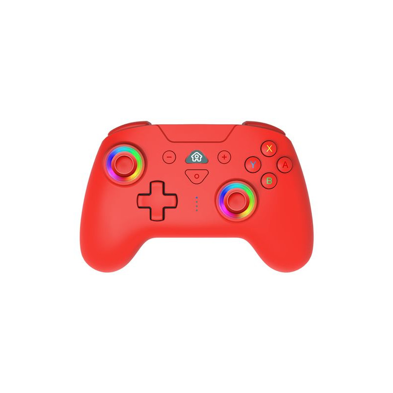 Manette sans fil Subsonic Led Controller Bluetooth pour Nintendo Switch Rouge