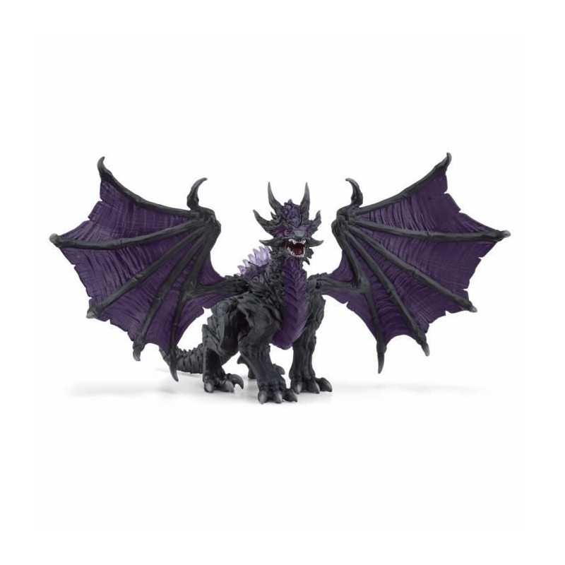 Figurine Dragon des Ténebres - Dragon Jouet Ultra-réaliste et Durable avec Ailes mobiles - Cadeau pour Garçons et Filles des