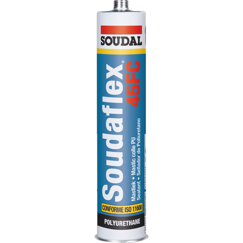 Mastic colle Soudaflex 45FC blanc 300ml SOUDAL 120664