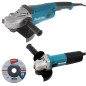 Pack Meuleuses d angles 125 mm 840W et 230 mm 2200W en coffret standard MAKITA DK0053G