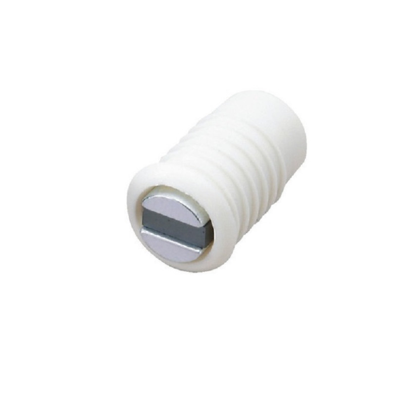 Loqueteau magnétique encastré D11X14mm 4kg blanc ARELEC 0171040