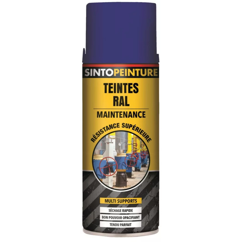 Aérosol bleu gentil RAL5010 400ml peinture de maintenance SINTO 920285