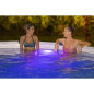 Kit Piscine hors sol tubulaire BESTWAY Steel Pro Max™ 457 x 107 cm - Ronde (Avec filtre a cartouche, échelle, bâche, lumiere