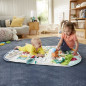 Fisher-Price Tapis d'éveil Évolutif Extra-large, Musique, Lumieres et Jouets Amovibles, des la Naissance, GRV42