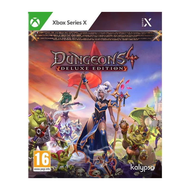 Dungeons 4 - Jeu Xbox - Edition Deluxe