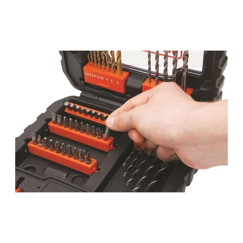 Coffret Perçage Vissage (50 Accessoires) BLACK+DECKER - A7232-XJ